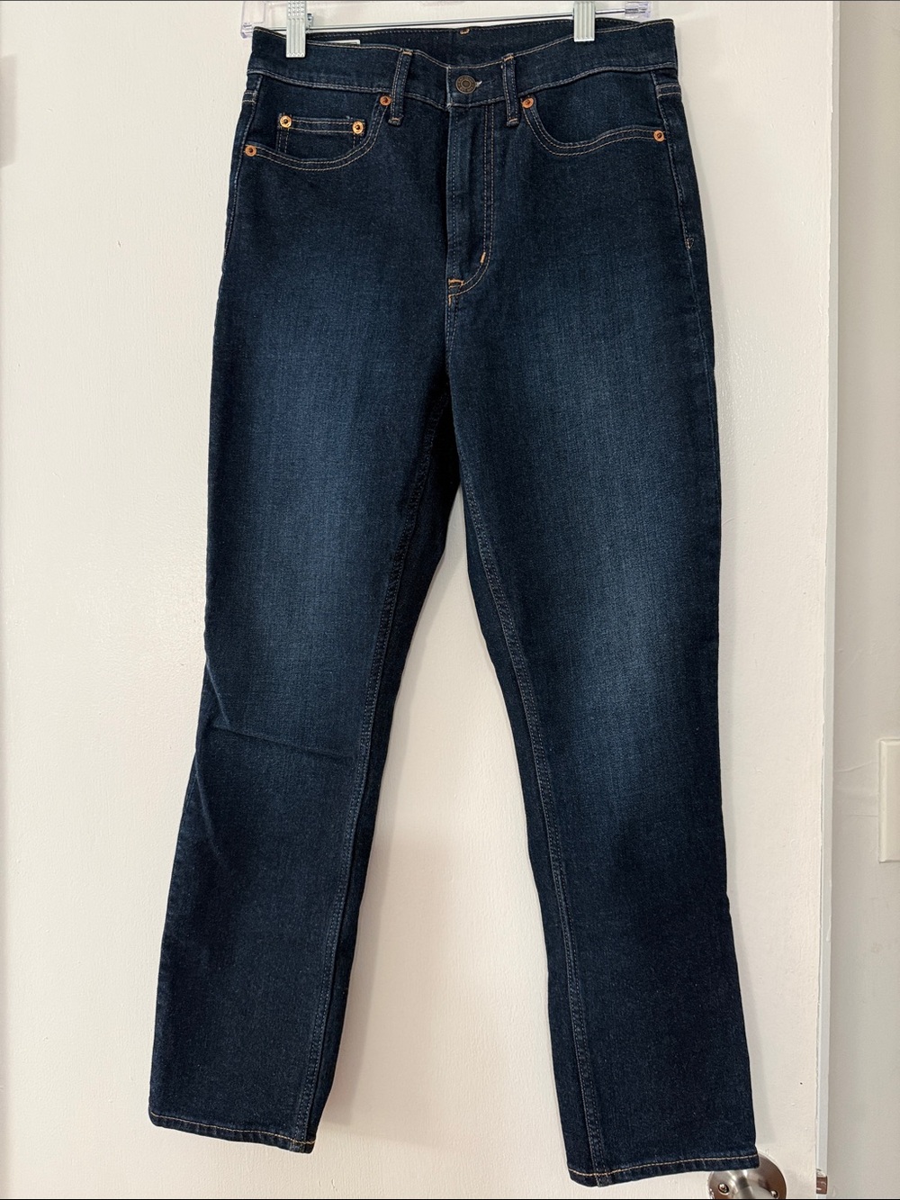 GAP Dark Blue Straight-Leg Jeans